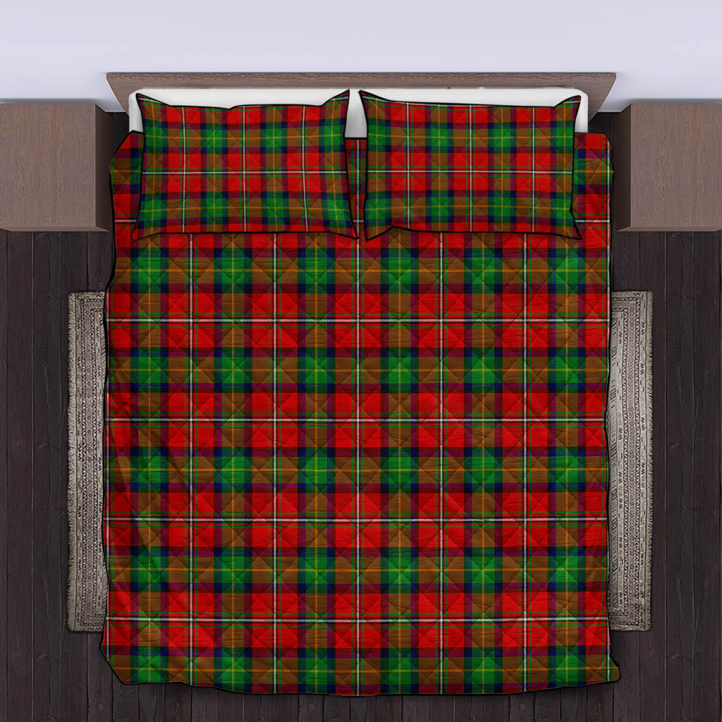 Boyd Tartan Quilt Bed Set King - Tartan Vibes Clothing