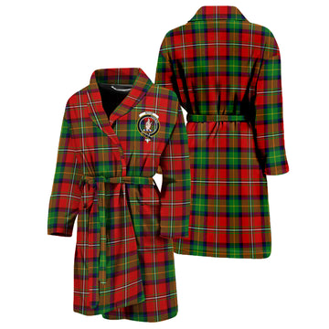 Boyd Tartan Bathrobe with Family Crest