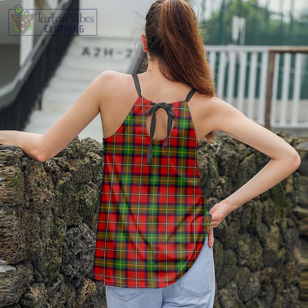 Tartan Vibes Clothing Boyd Modern Tartan Loose Halter Neck Camisole