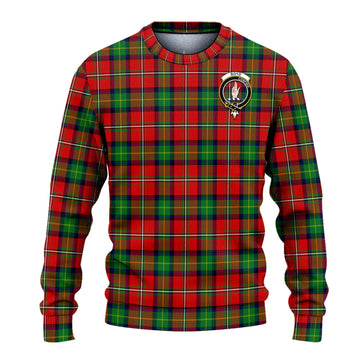 Boyd Tartan Ugly Sweater with Family Crest