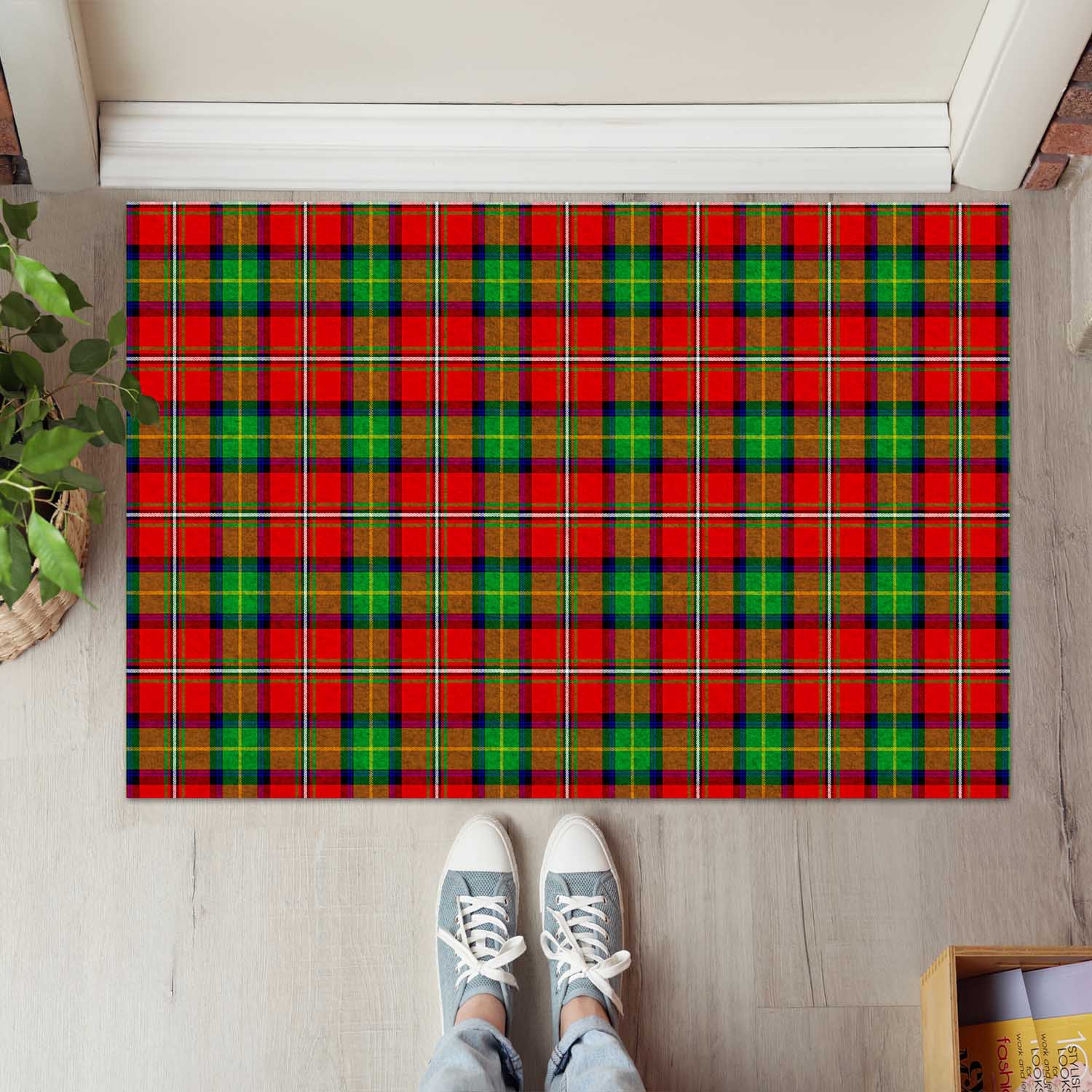 Boyd Modern Tartan Door Mat - Tartanvibesclothing