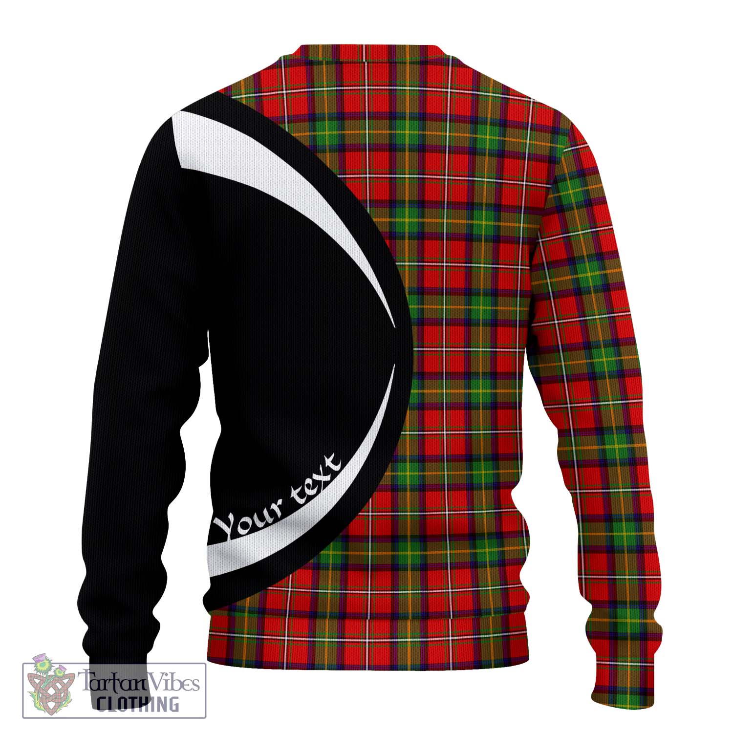 Boyd Tartan Ugly Sweater with Family Crest Circle Style - Tartan Vibes Clothing