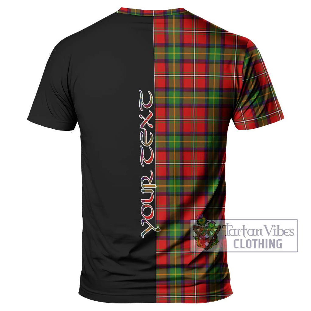 Boyd Tartan T-Shirt with Family Crest and Half Of Me Style - Tartanvibesclothing Shop