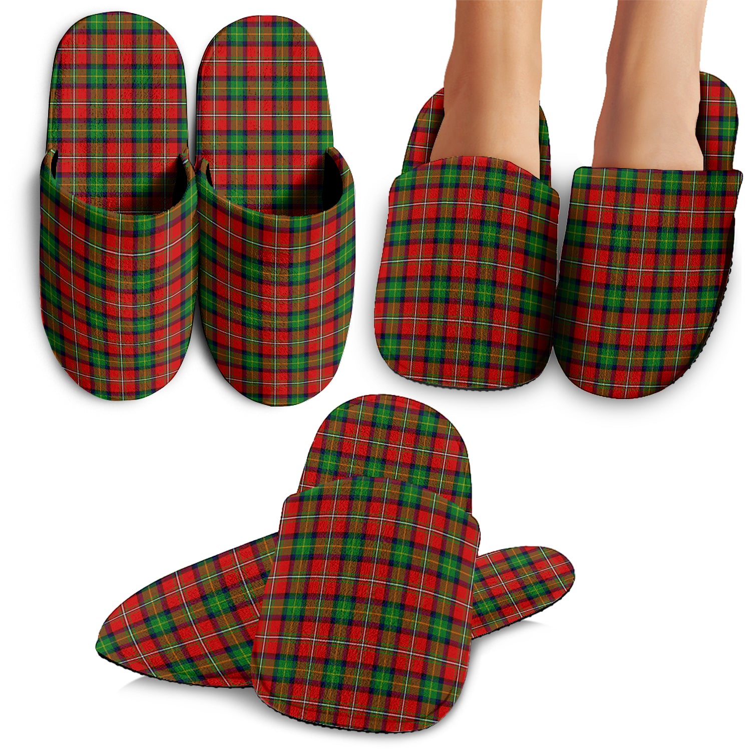 Boyd Modern Tartan Home Slippers - Tartanvibesclothing