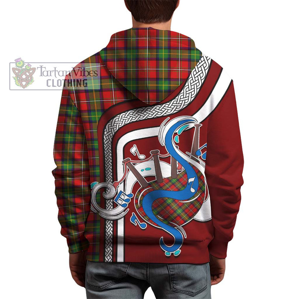 Boyd Tartan Hoodie with Epic Bagpipe Style - Tartanvibesclothing Shop