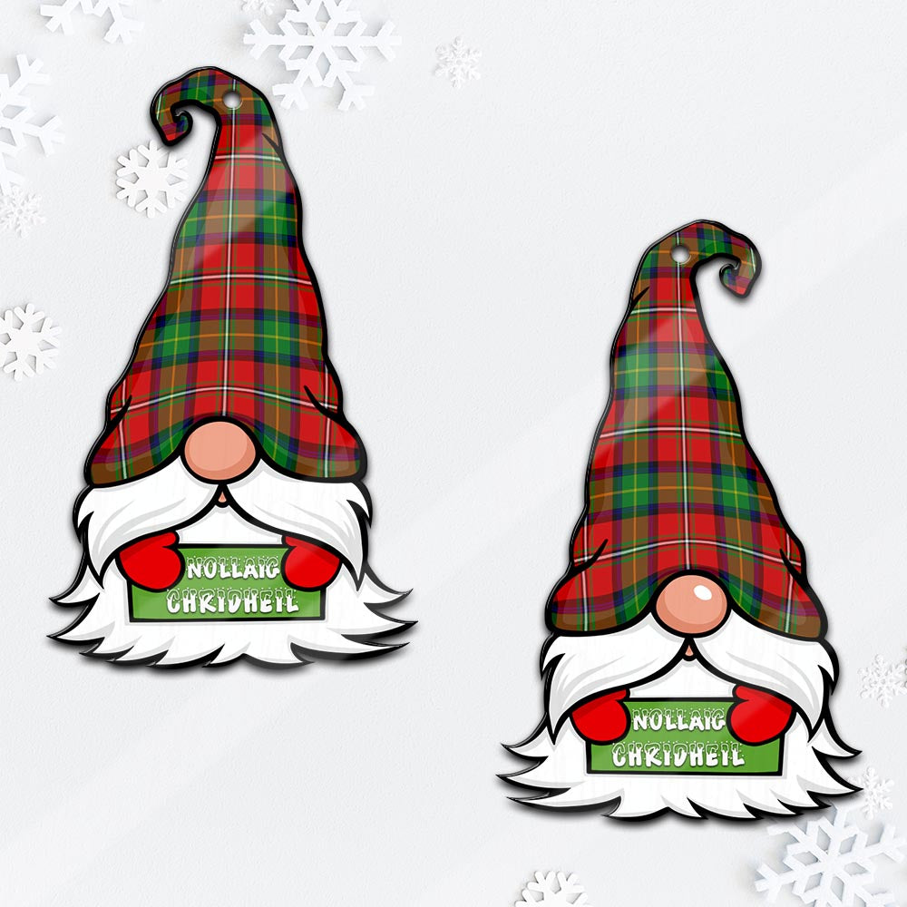 Boyd Gnome Christmas Ornament with His Tartan Christmas Hat - Tartan Vibes Clothing