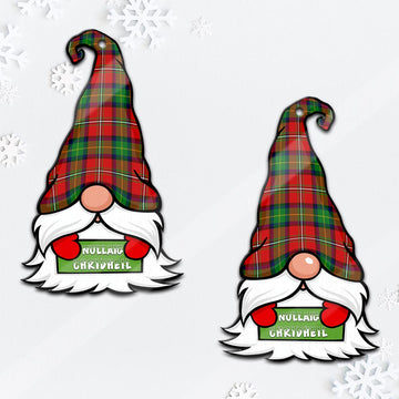 Boyd Gnome Christmas Ornament with His Tartan Christmas Hat