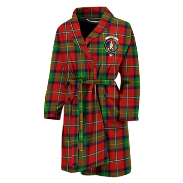 Boyd Tartan Bathrobe with Family Crest