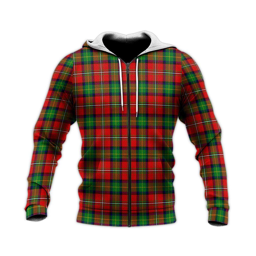 Boyd Modern Tartan Knitted Hoodie Unisex Knitted Zip Hoodie - Tartanvibesclothing