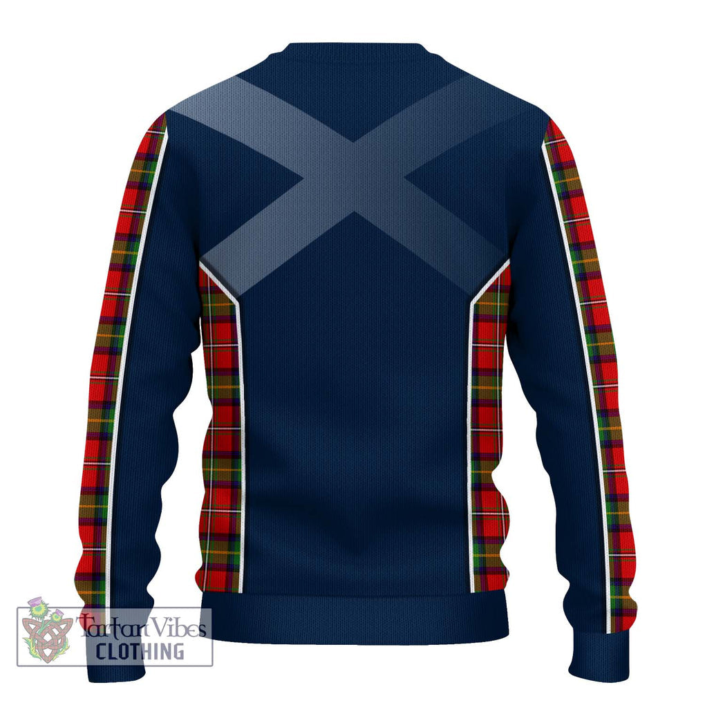 Boyd Tartan Knitted Sweater with Family Crest and Lion Rampant Vibes Sport Style - Tartan Vibes Clothing