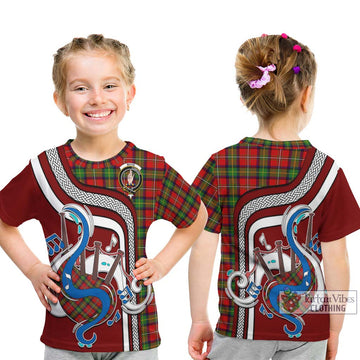 Boyd Tartan Kid T-Shirt with Epic Bagpipe Style