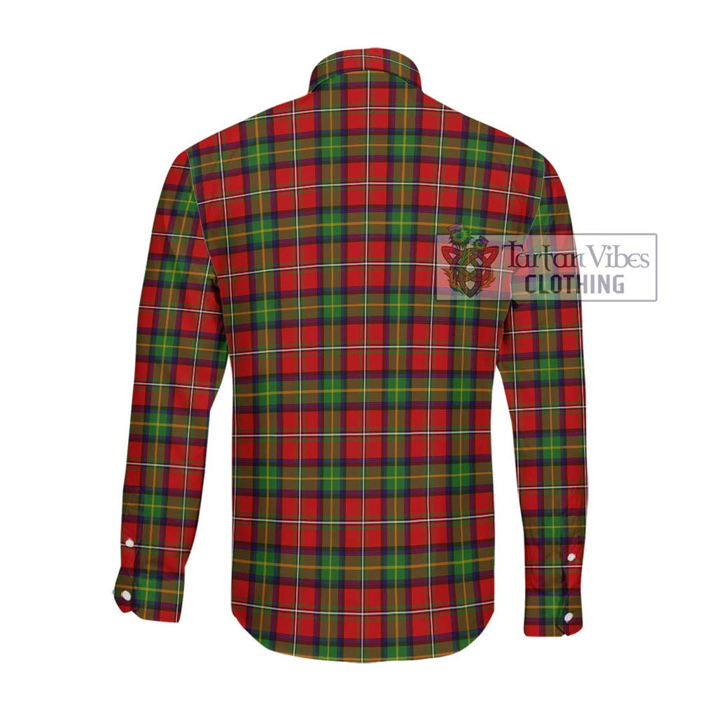 Boyd Tartan Long Sleeve Button Shirt with Family Crest DNA In Me Style - Tartanvibesclothing Shop