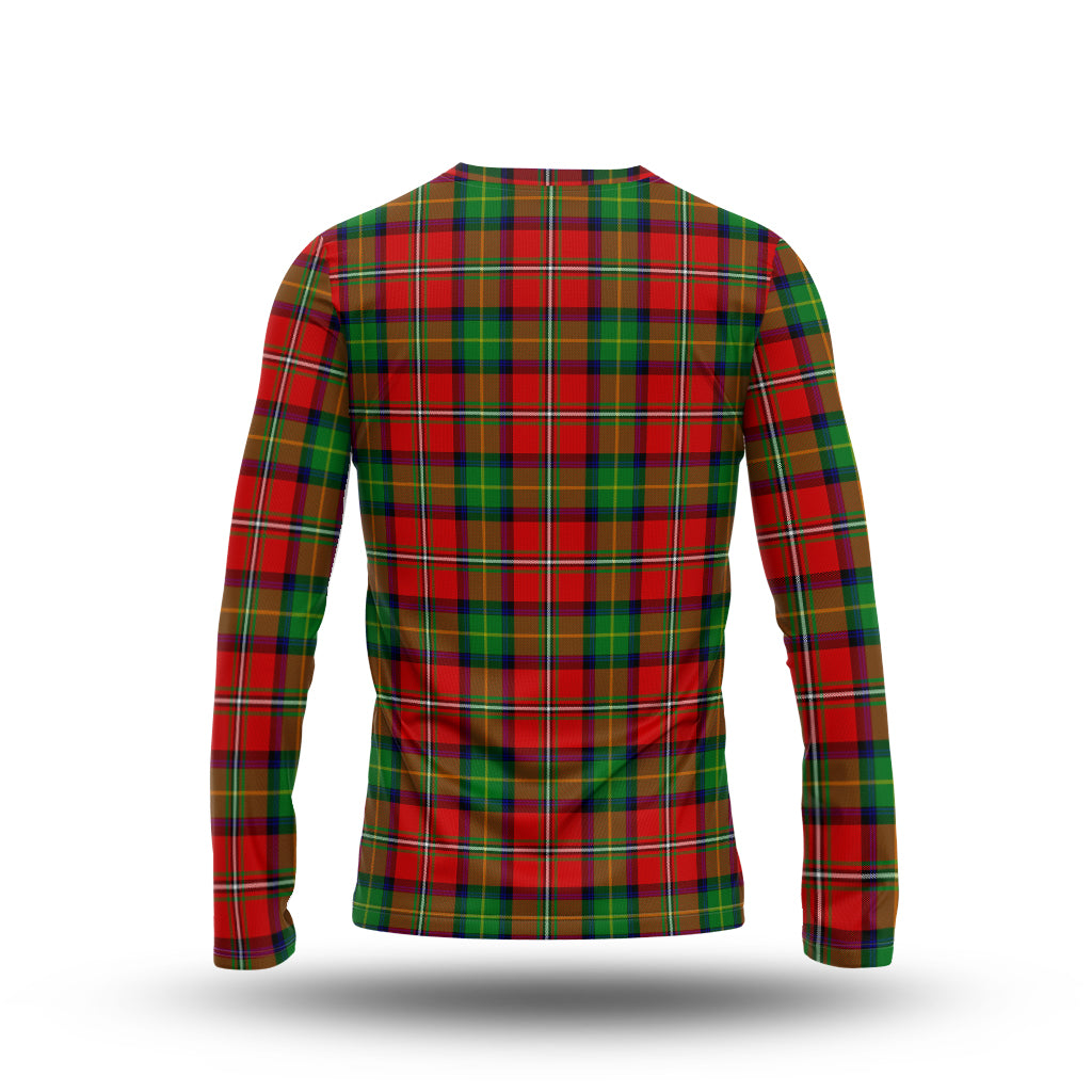 Boyd Modern Tartan Long Sleeve T-Shirt with Family Crest - Tartanvibesclothing