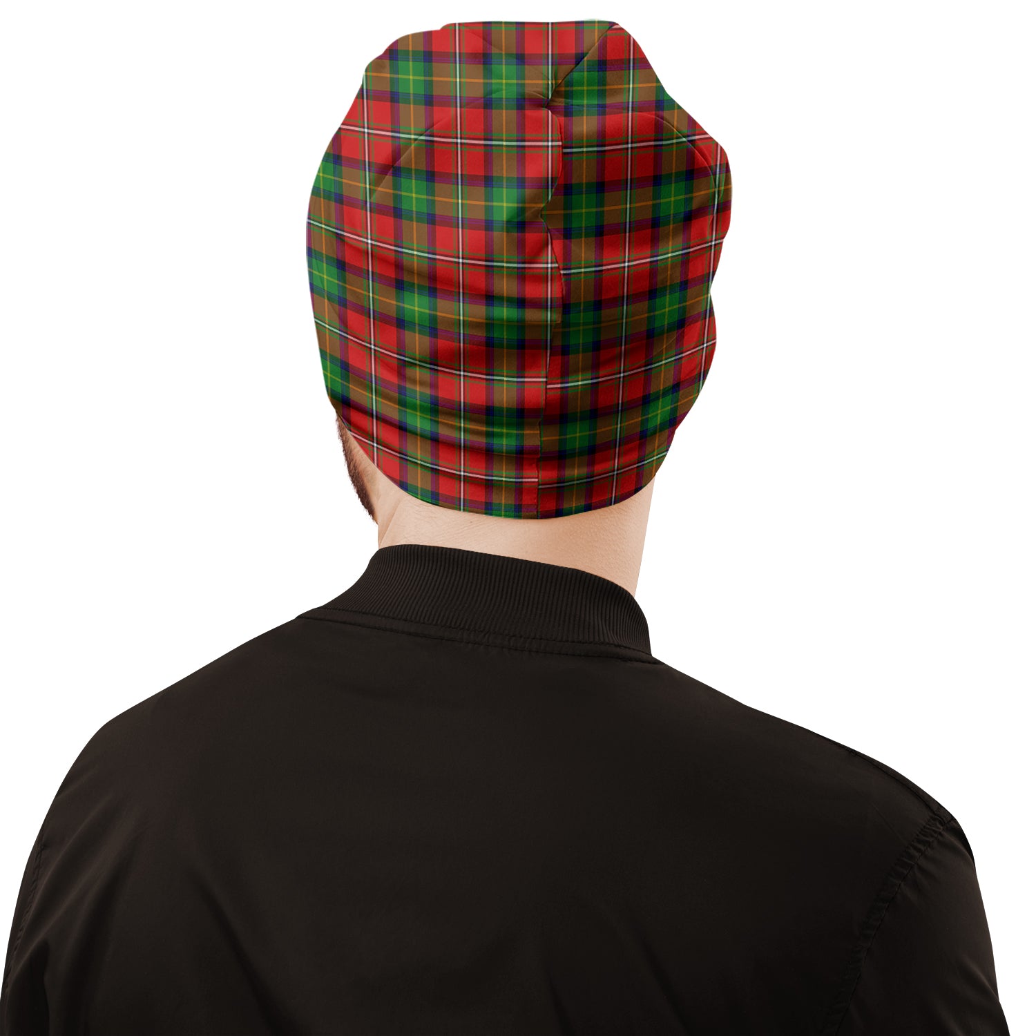 Boyd Modern Tartan Beanies Hat with Family Crest - Tartanvibesclothing