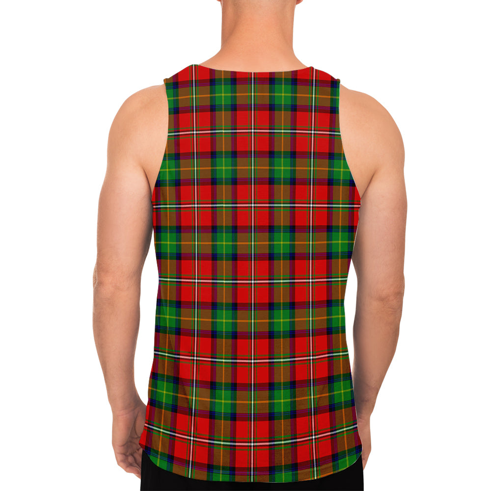 Boyd Modern Tartan Mens Tank Top with Family Crest - Tartanvibesclothing