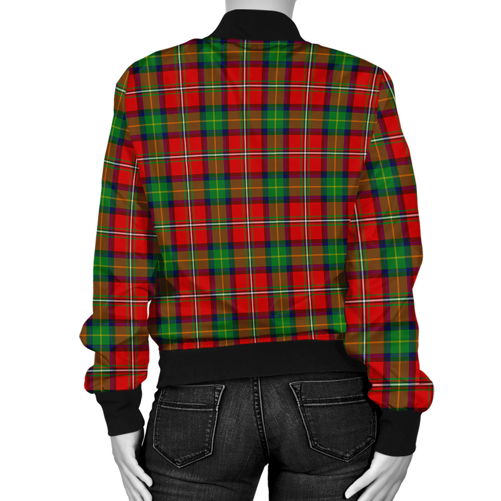 Boyd Modern Tartan Bomber Jacket with Family Crest - Tartanvibesclothing