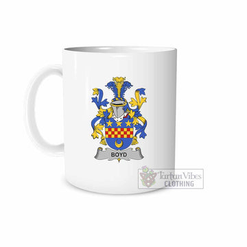 Boyd of Danson Irish Clan Coat of Arms Ceramic Mug