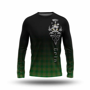 Boylan Irish Clan Long Sleeve T-Shirt with Coat of Arms Erin Go Bragh Celtic Inspired Unisex - Tartan Vibes Clothing