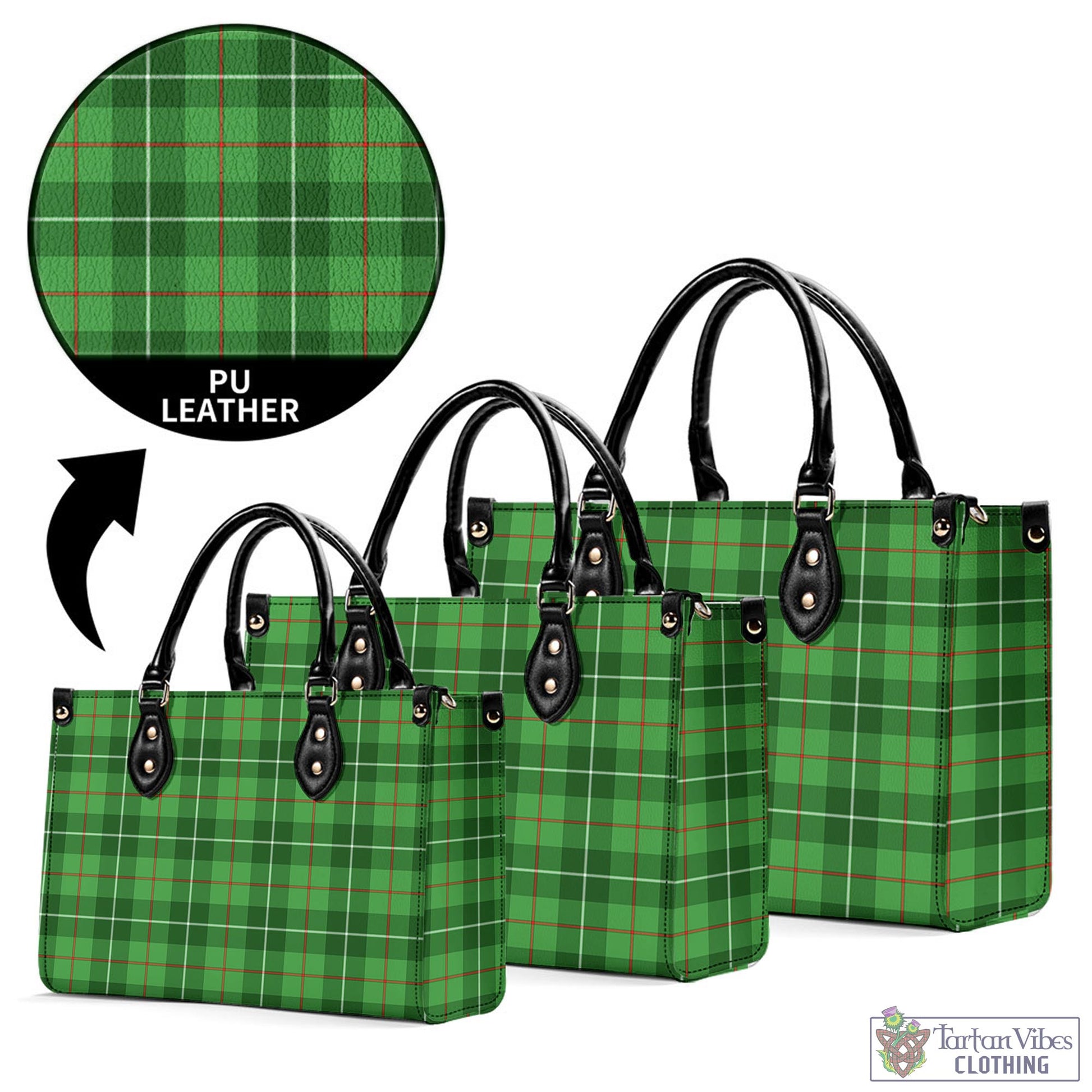 Tartan Vibes Clothing Boyle Tartan Luxury Leather Handbags