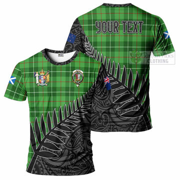 Boyle Crest Tartan T-Shirt with New Zealand Silver Fern Half Style