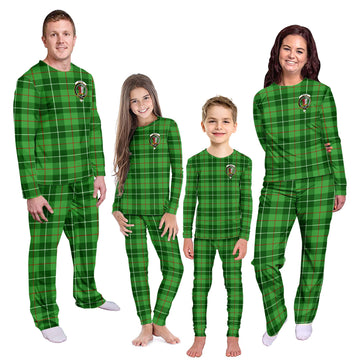 Boyle Tartan Pajamas Family Set with Family Crest