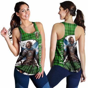 Boyle Crest Tartan Women's Racerback Tanks Inspired by the Freedom of Scottish Warrior