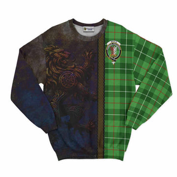 Boyle Tartan Family Crest Sweatshirt Alba Gu Brath Be Brave Lion Ancient Style Unisex - Tartan Vibes Clothing