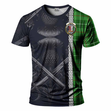 Boyle Tartan T-Shirt with Family Crest Cross Sword Thistle Celtic Vibes Kid's Shirt - Tartan Vibes Clothing