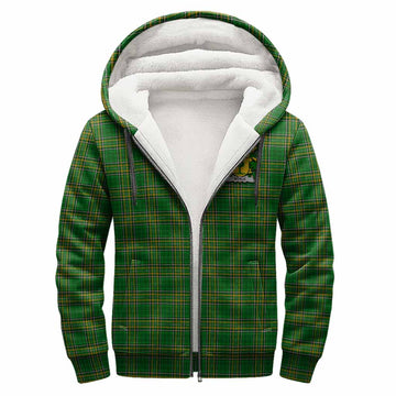Boyle Irish Clan Tartan Sherpa Hoodie with Coat of Arms Unisex S - Tartan Vibes Clothing