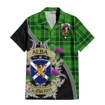 Boyle Tartan Family Crest Hawaiian Shirt Lion Rampant Royal Thistle Shield Celtic Inspired Kid - Tartan Vibes Clothing
