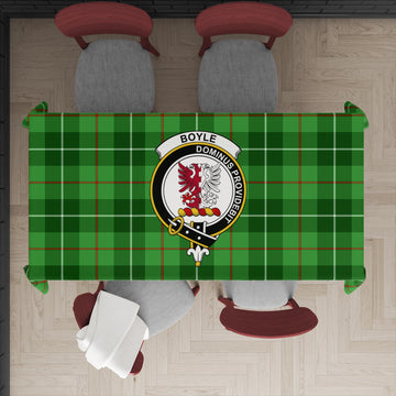 Boyle Tartan Tablecloth with Family Crest