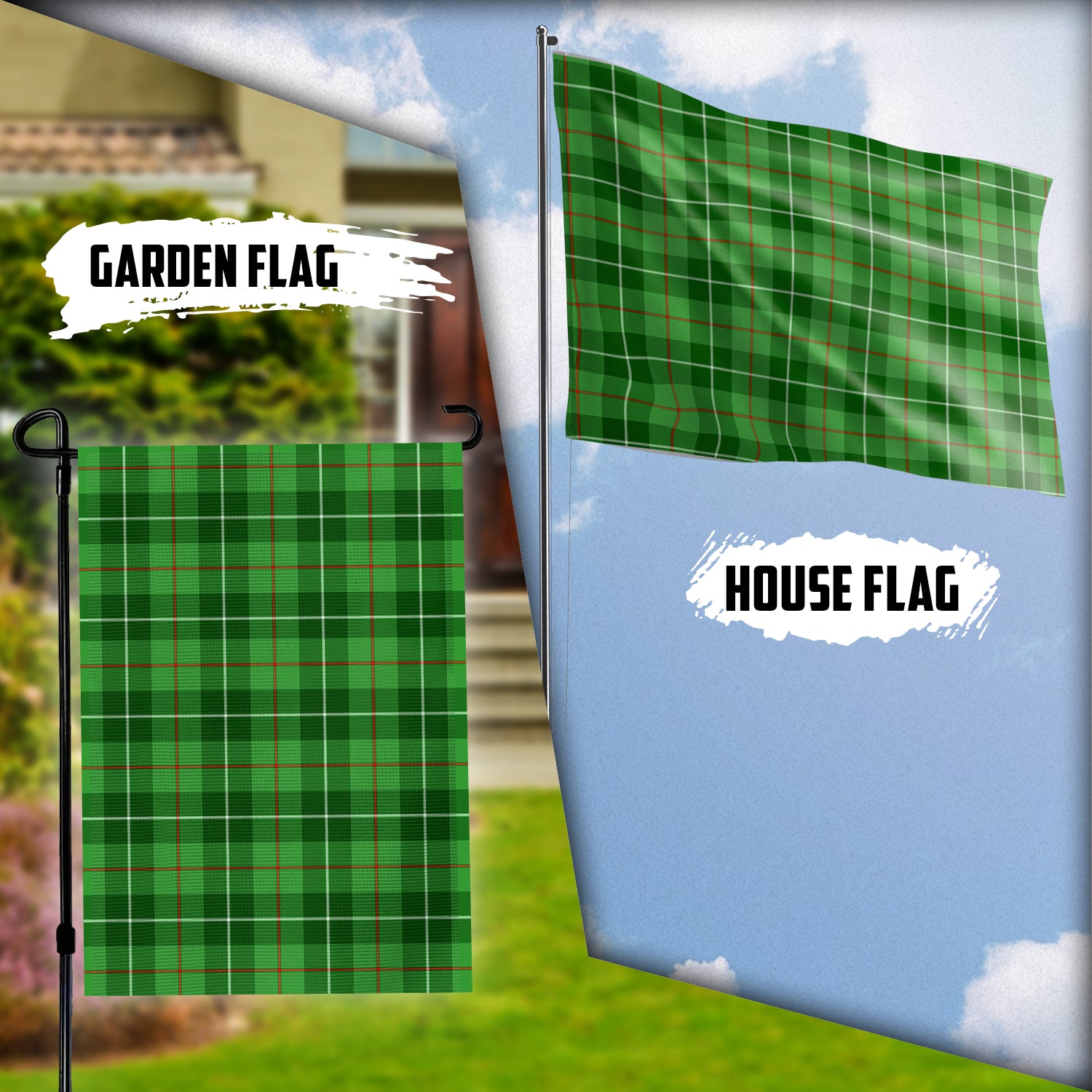 Boyle Tartan Flag Garden Flag (Vertical) - Tartan Vibes Clothing