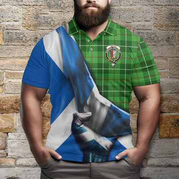 Boyle Tartan Polo Shirt with Family Crest Scotland Patriotic Style