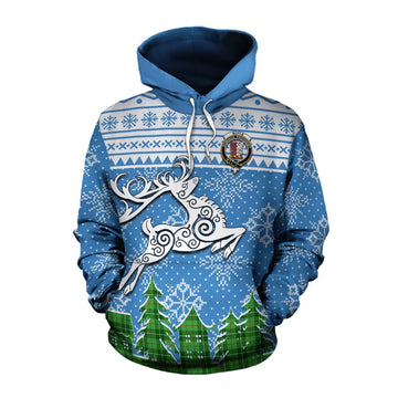 Boyle Clan Christmas Cotton Hoodie Celtic Reindeer Style