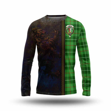 Boyle Tartan Family Crest Long Sleeve T-Shirt Alba Gu Brath Be Brave Lion Ancient Style Unisex - Tartan Vibes Clothing