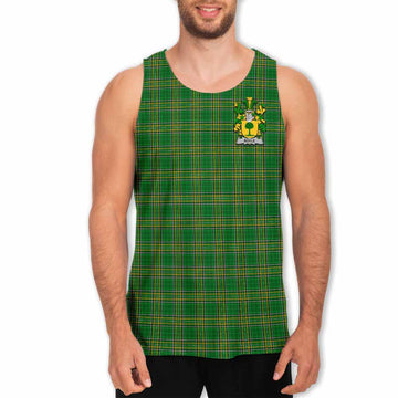 Boyle Irish Clan Tartan Men's Tank Top with Coat of Arms