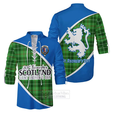 Boyle Family Crest Tartan Ghillie Kilt Shirt Celebrate Saint Andrew's Day in Style