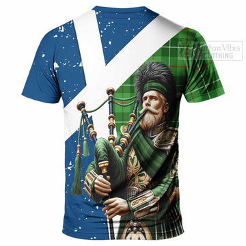 Boyle Tartan T-Shirt with Family Crest Scottish Bagpiper Vibes