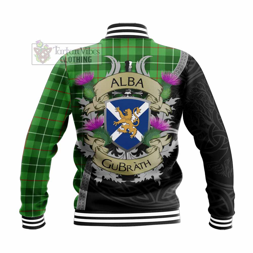 Boyle Tartan Family Crest Baseball Jacket Lion Rampant Royal Thistle Shield Celtic Inspired - Tartan Vibes Clothing