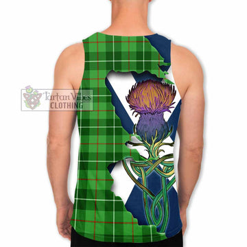 Boyle Tartan Family Crest Men's Tank Top Scottish Thistle Celtic Inspired - Tartan Vibes Clothing
