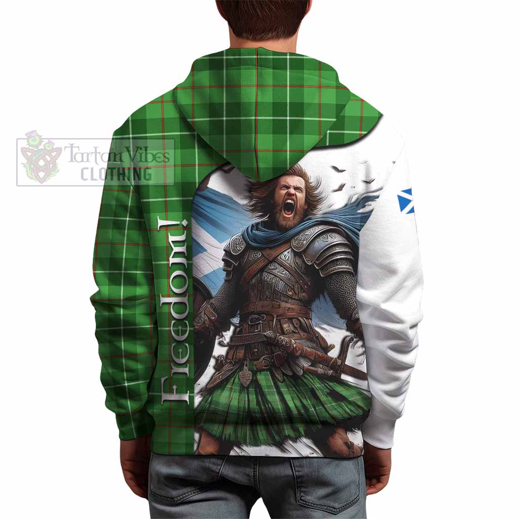 Tartan Vibes Clothing Boyle Crest Tartan Hoodie Inspired by the Freedom of Scottish Warrior