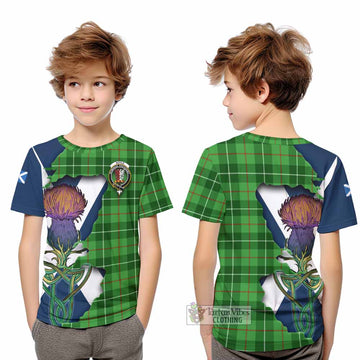 Boyle Tartan Family Crest Kid T-Shirt Scottish Thistle Celtic Inspired - Tartan Vibes Clothing