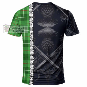 Boyle Tartan T-Shirt with Family Crest Cross Sword Thistle Celtic Vibes - Tartan Vibes Clothing