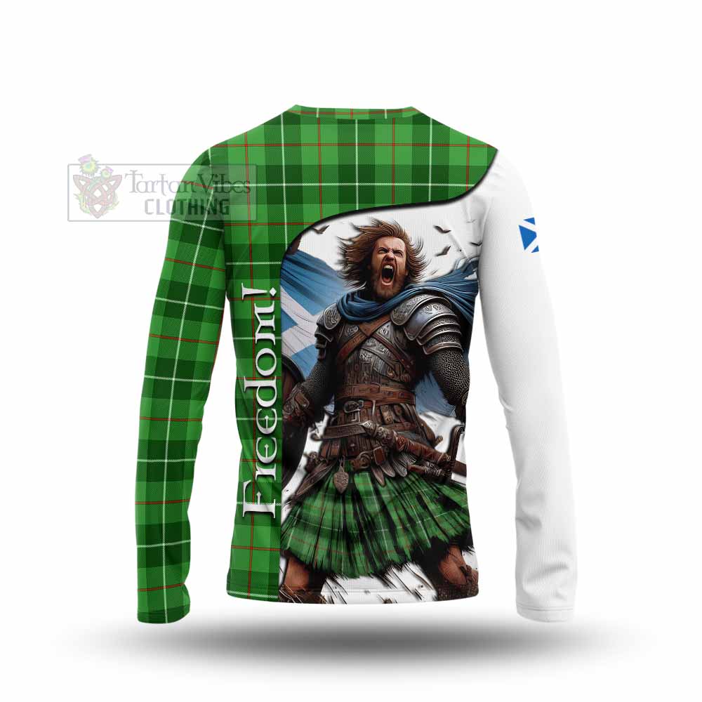 Tartan Vibes Clothing Boyle Crest Tartan Long Sleeve T-Shirt Inspired by the Freedom of Scottish Warrior