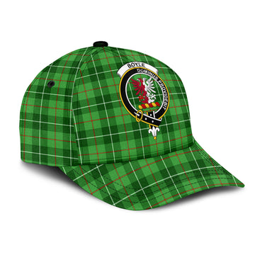 Boyle Tartan Classic Cap with Family Crest