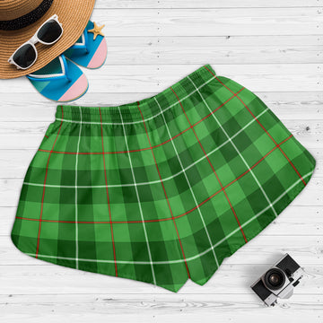 Boyle Tartan Womens Shorts with Family Crest