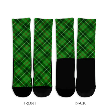 Boyle Tartan Crew Socks Cross Tartan Style