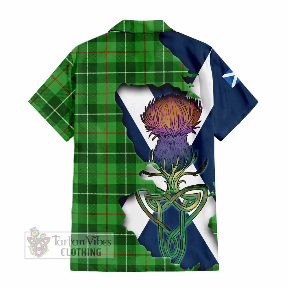 Boyle Tartan Family Crest Hawaiian Shirt Scottish Thistle Celtic Inspired - Tartan Vibes Clothing