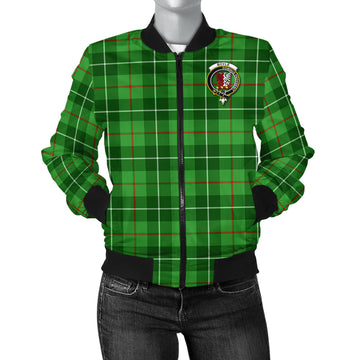 Boyle Tartan Bomber Jacket with Family Crest