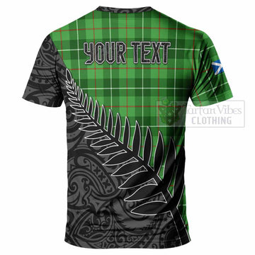 Boyle Crest Tartan T-Shirt with New Zealand Silver Fern Half Style